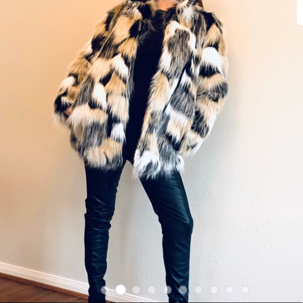 Michael Kors Faux Fur Coat
